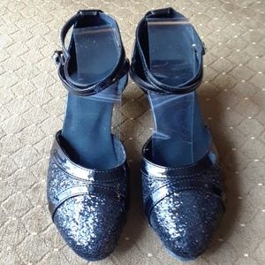 Patent Leather & glitter Ballroom Dance Shoes